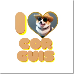 Cute Corgis Posters and Art